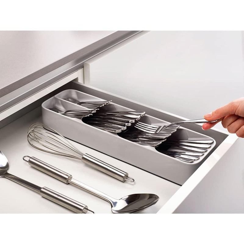 SET 2 ORGANIZADOR PORTA CUBIERTOS UTENSILIOS CAJÓN LAU - 4