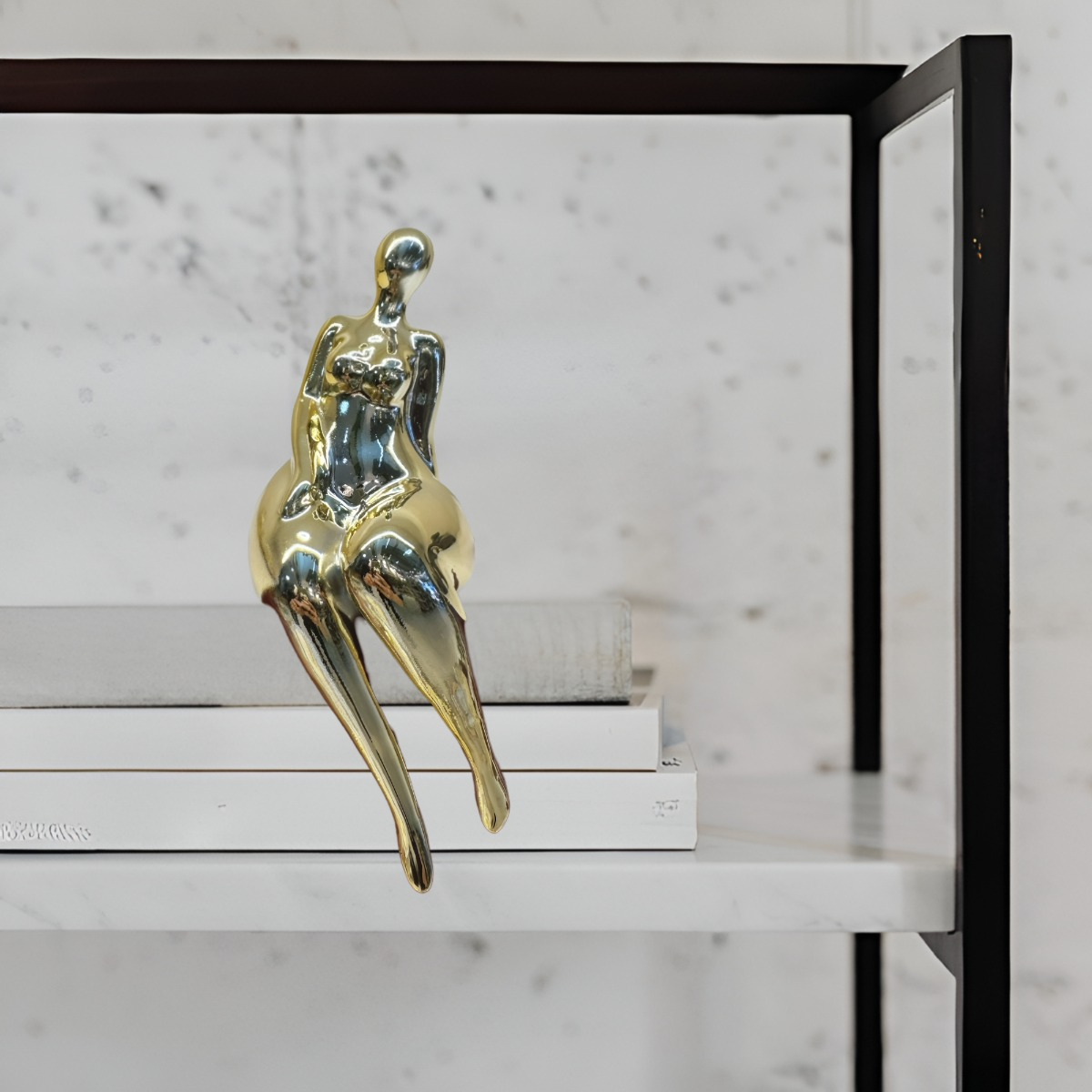 SET 2 ESCULTURA MUJER DECORACIÓN MODERNA CENTRO MESA JHN - 4
