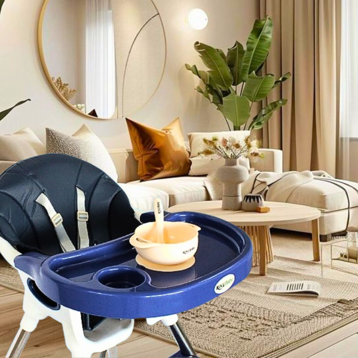 SILLA COMER PLEGABLE MULTIFUNCIONAL NIÑOS BEBES LAU - 10