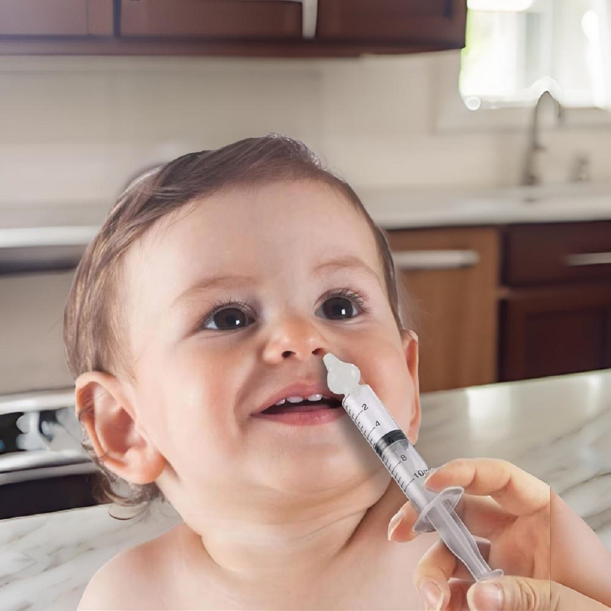 SET 7 ASPIRADOR NASAL FORMA JERINGA NIÑOS BEBES LAU - 10