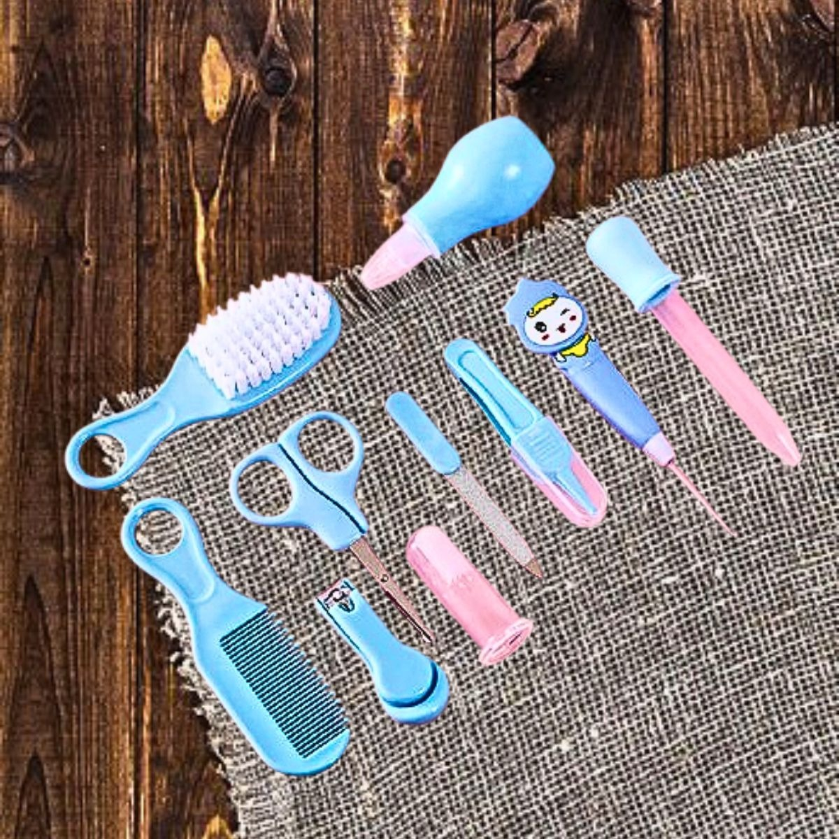 SET 2 KITS CUIDADO BEBE 10 EN 1 HIGIENE COMPLETO NIÑOS LAU - 10