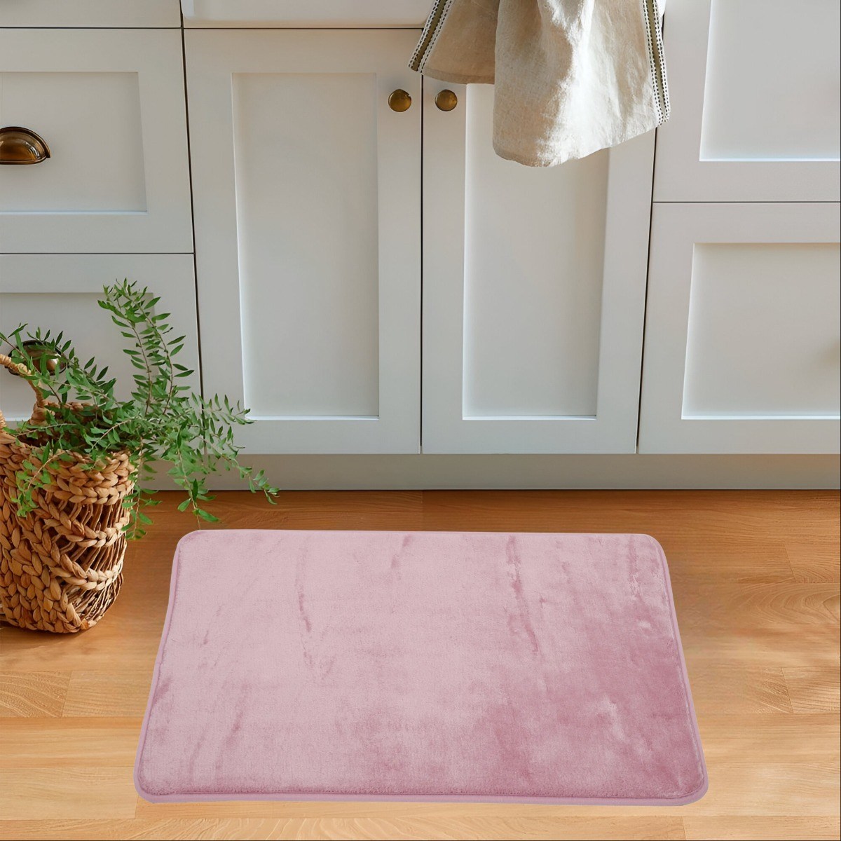 SET 3 ALFOMBRA BAÑO SUAVE ANTIDESLIZANTE TERCIOPELO JHN - 10