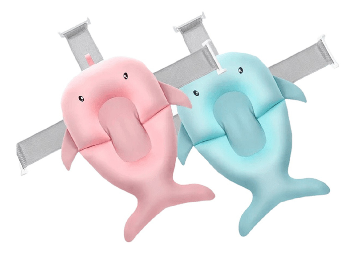 ALMOHADA COJIN APOYO TINA BAÑO DISEÑO BALLENA BEBES LAU - 1