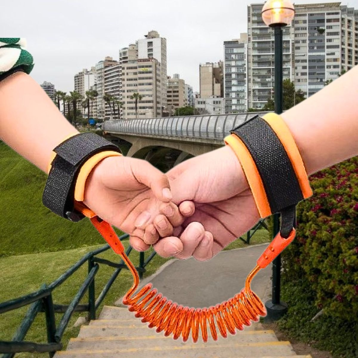 SET 3 CORREAS PULSERA ANTIPERDIDA NIÑOS BEBES PASEO LAU - 10