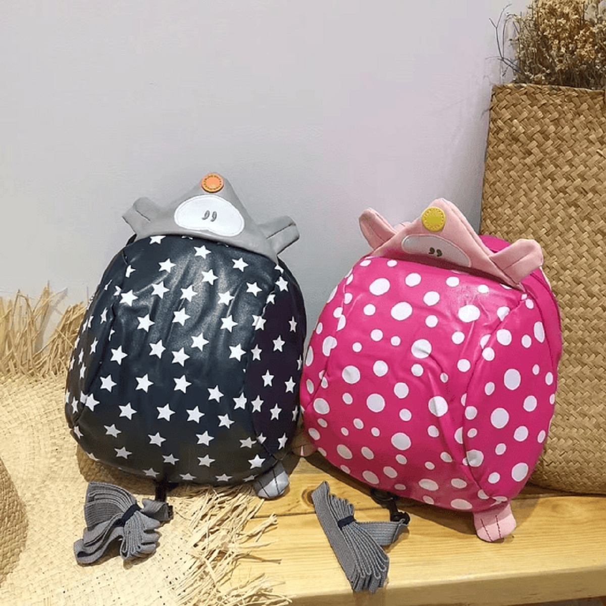 SET 3 MOCHILA ANTI-PÉRDIDA NIÑOS DISEÑO ANIMALES 3D LAU - 9