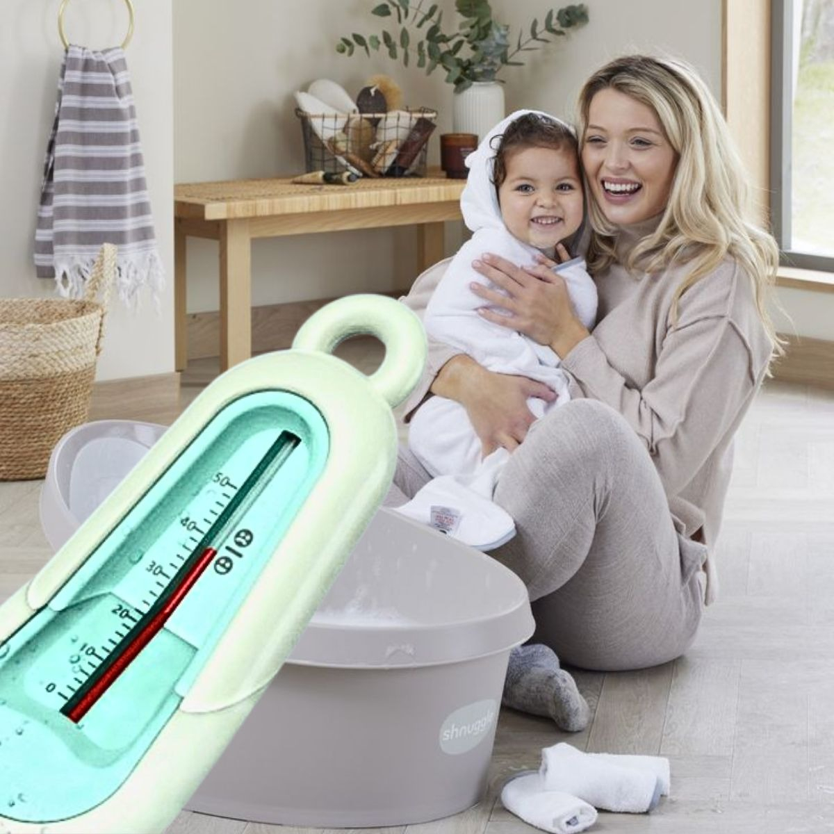 SET 3 TERMOMETRO BAÑO BEBES TEMPERATURA MODERNO LAU - 3