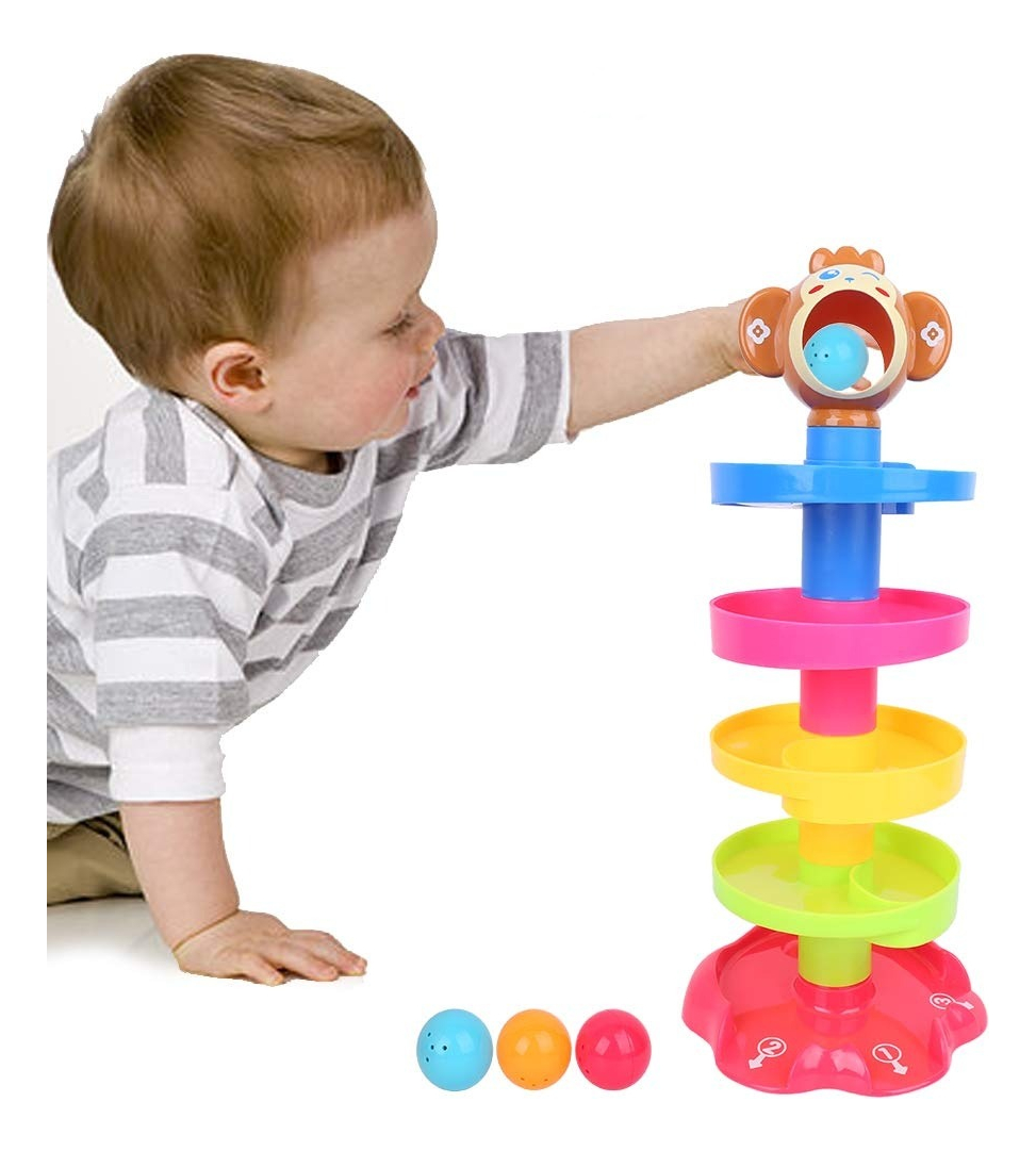 JUGUETE TORRE GIRATORIA RAMPA DIVERTIDO NIÑOS BEBE LAU - 6