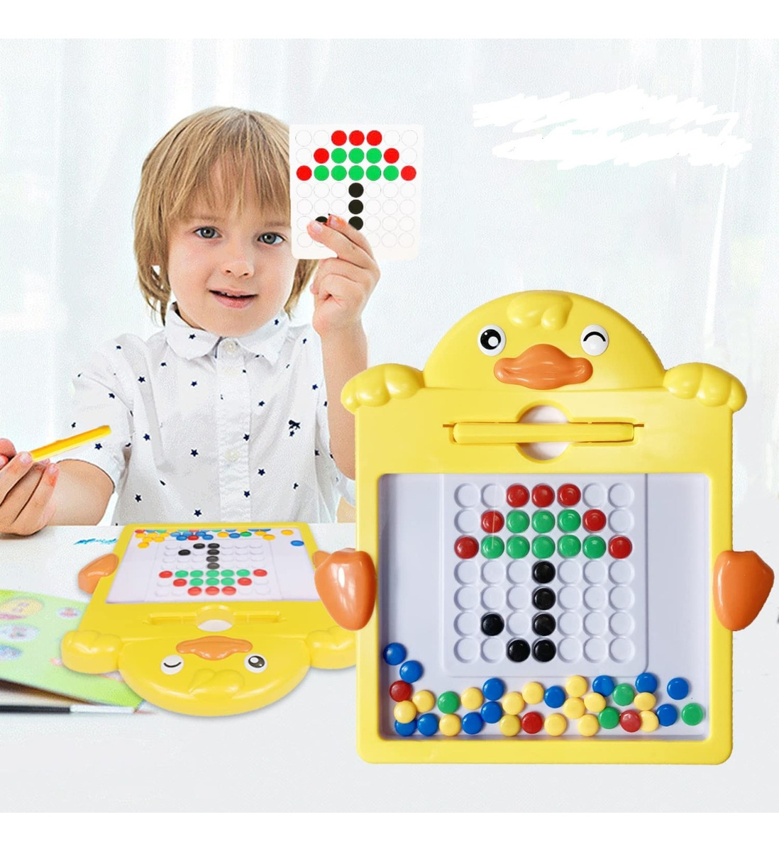 JUGUETE GARABATOS PINTAR EDUCATIVO DIBUJAR TABLERO NIÑOS LAU - 6