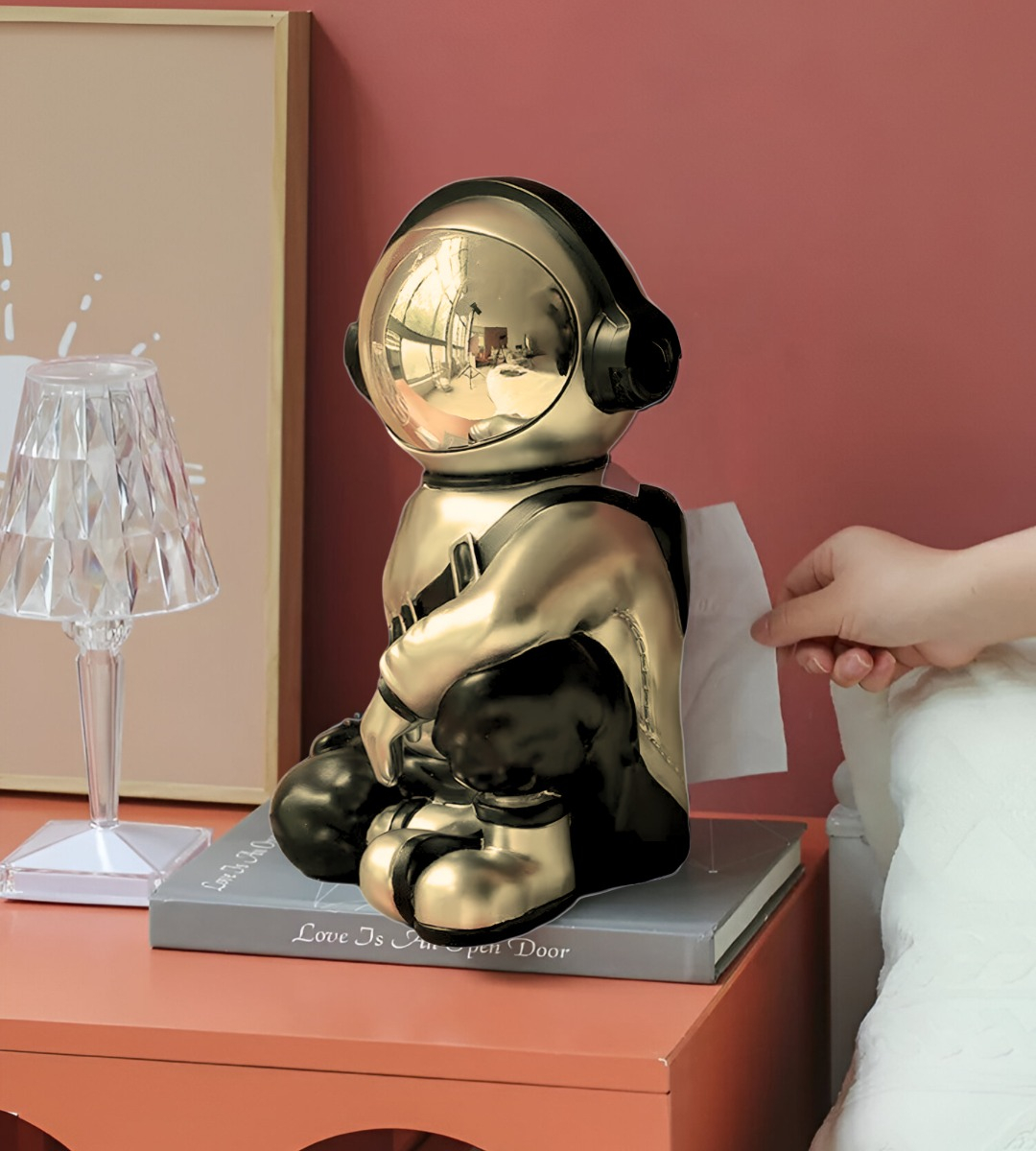 SERVILLETERO PAÑUELOS ASTRONAUTA CREATIVA ADORNO HOGAR JHN - 4