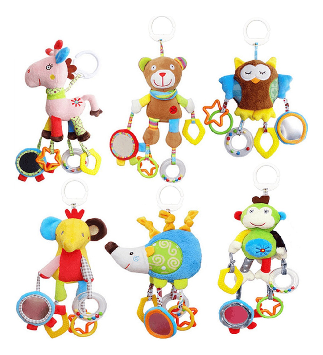 SONAJERO MÓVIL MUSICAL CUNA CARRITO ESTIMULAR BEBE LAU - 1