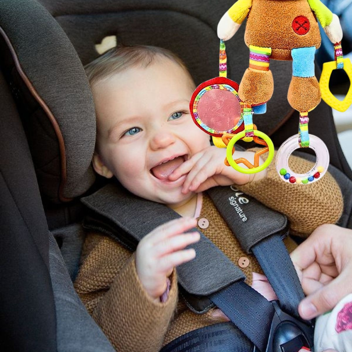SONAJERO MÓVIL MUSICAL CUNA CARRITO ESTIMULAR BEBE LAU - 8