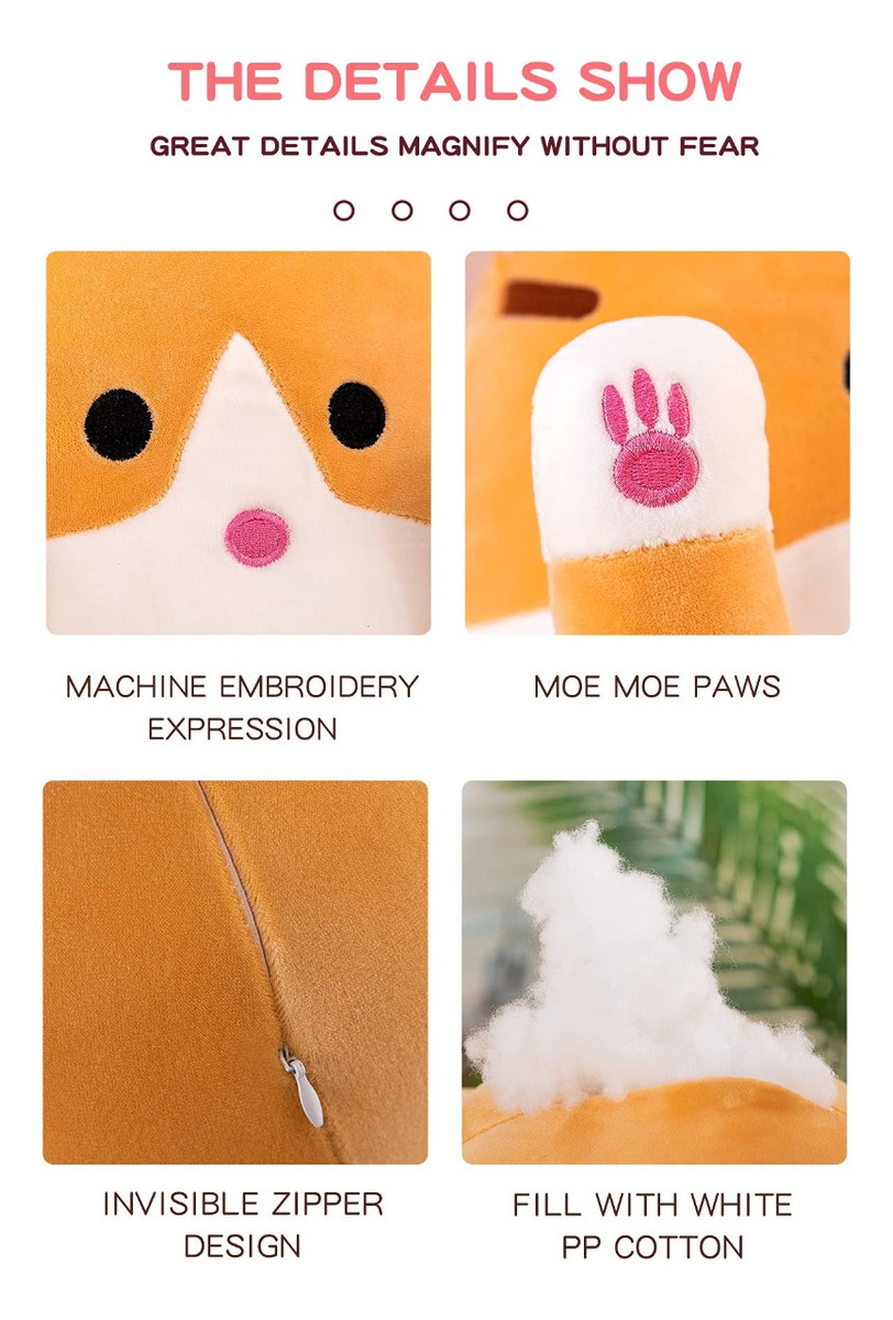 PELUCHES ALARGADOS ANTIESTRES SÚPER SUAVES ANIMALITOS LAU - 8
