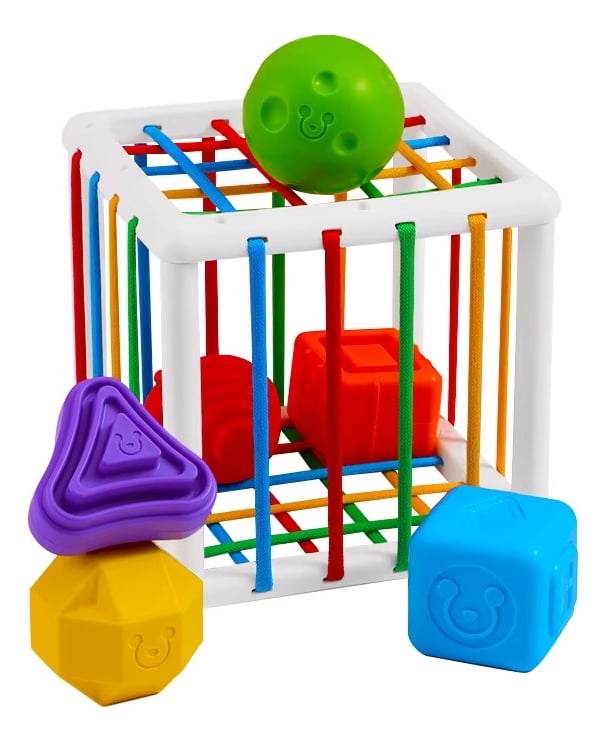 JUGUETE CUBO BLOQUES ROMPECABEZAS GRANDE BEBÉ LAU - 1