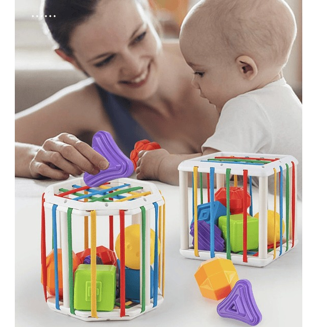 JUGUETE CUBO BLOQUES ROMPECABEZAS GRANDE BEBÉ LAU - 4