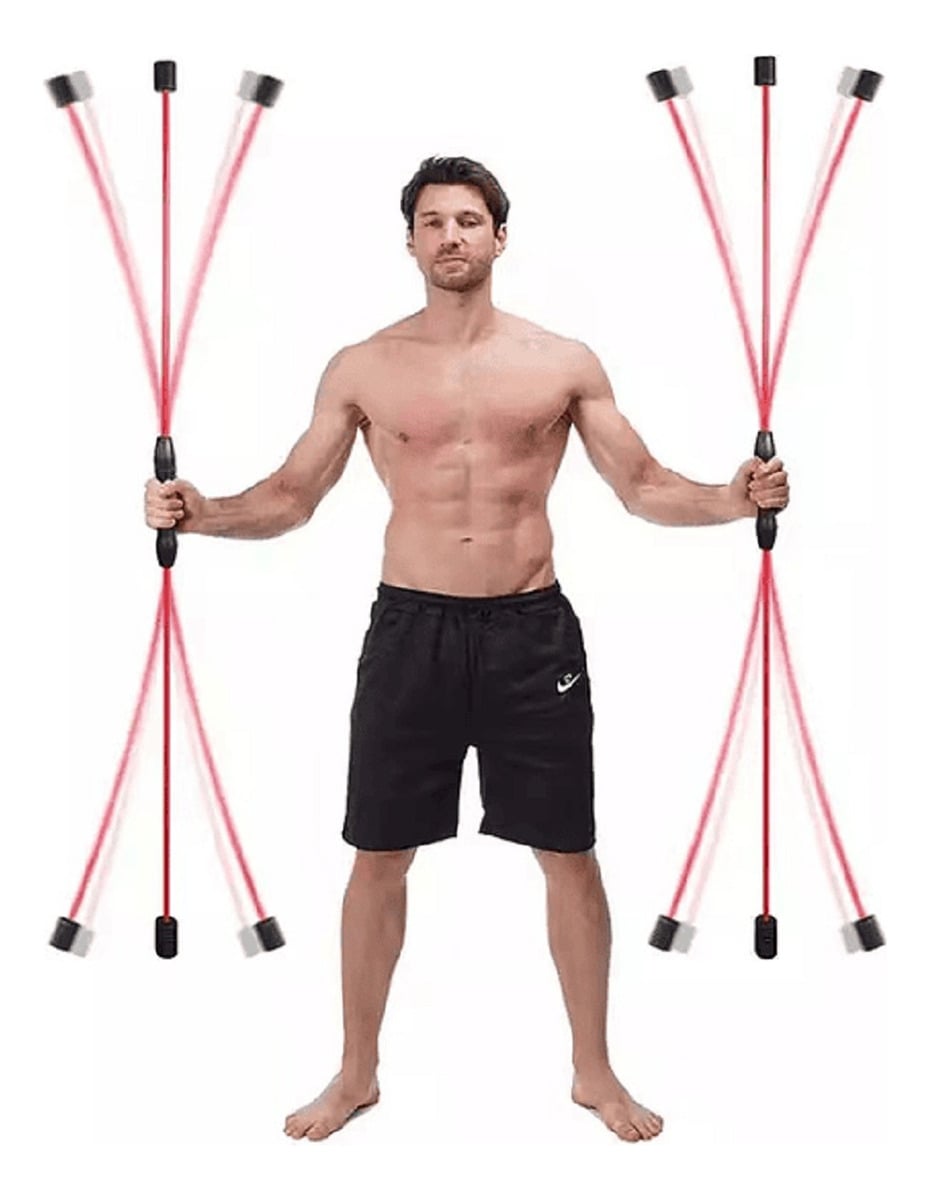 BARRA ELÁSTICA FITNESS ENTRENAMIENTO VIBRACIÓN ALTA LAU - 1