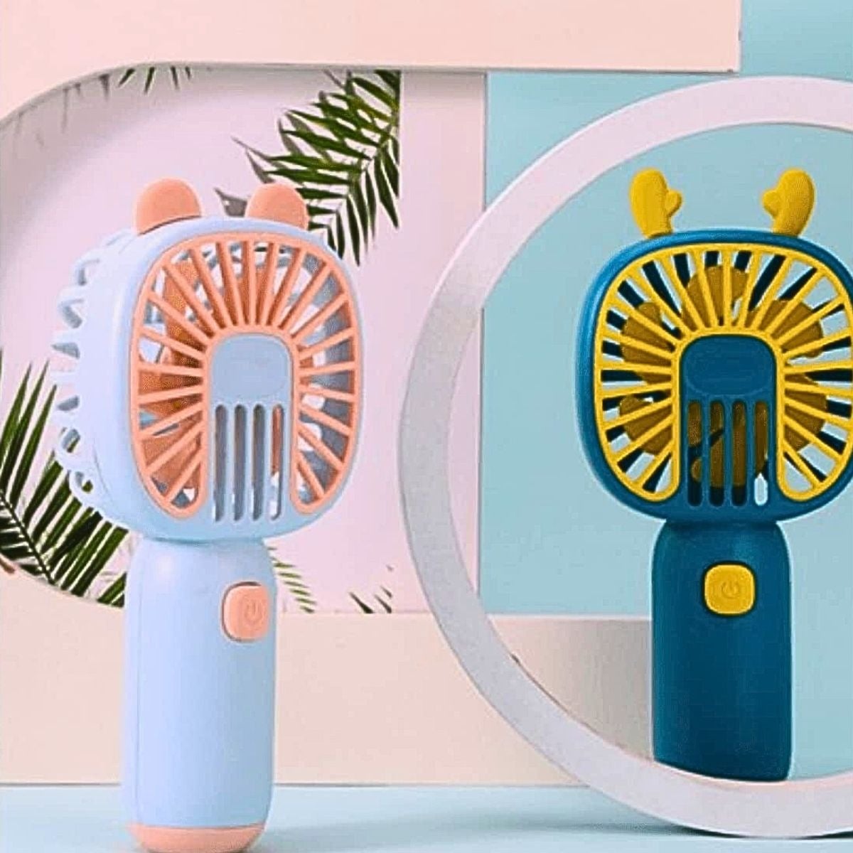 VENTILADOR MINI PORTATIL MANO KAWAII RECARGABLE USB LAU - 6
