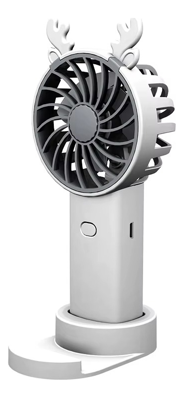 SET 2 MINI VENTILADOR PORTÁTIL RECARGABLE VIAJE HOGAR LAU - 1