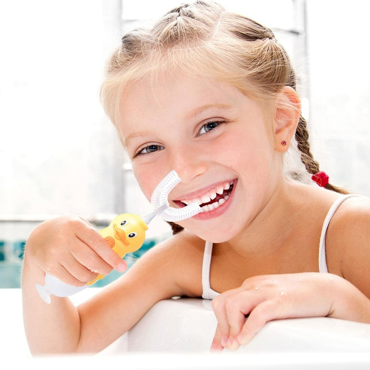 CEPILLOS DIENTES FORMA U SILICONA RESISTENTE NIÑOS LAU - 6