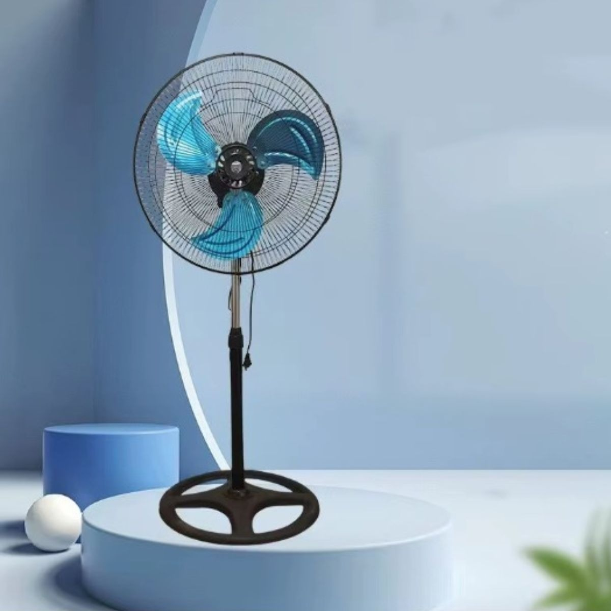VENTILADOR PEDESTAL 18¨ 3 VELOCIDADES ASPAS METÁLICAS LAU - 1