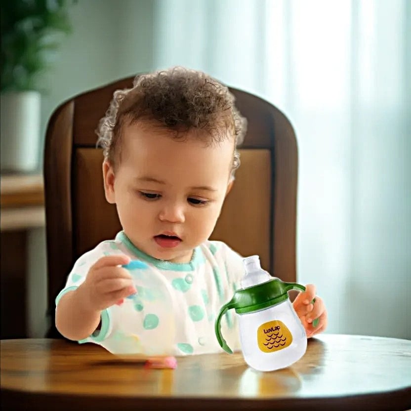 SET 2 MAMADERA AGARRE BOTELLA SILICONA 210 ML BEBES LAU - 3