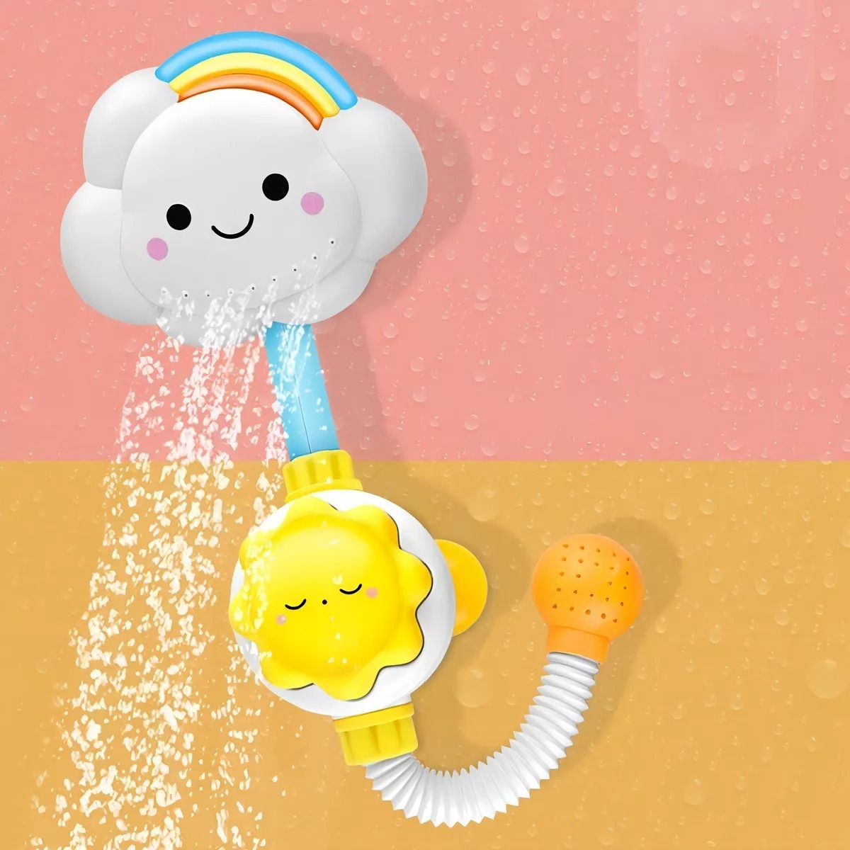 JUGUETE BAÑO DUCHA INFANTIL BAÑERA NUBE BEBE PORTATIL LAU - 5