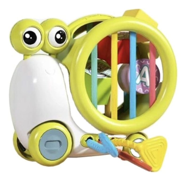 JUGUETE CARACOL BLOQUE LETRAS HABILIDAD MOTORA BEBES LAU - 1