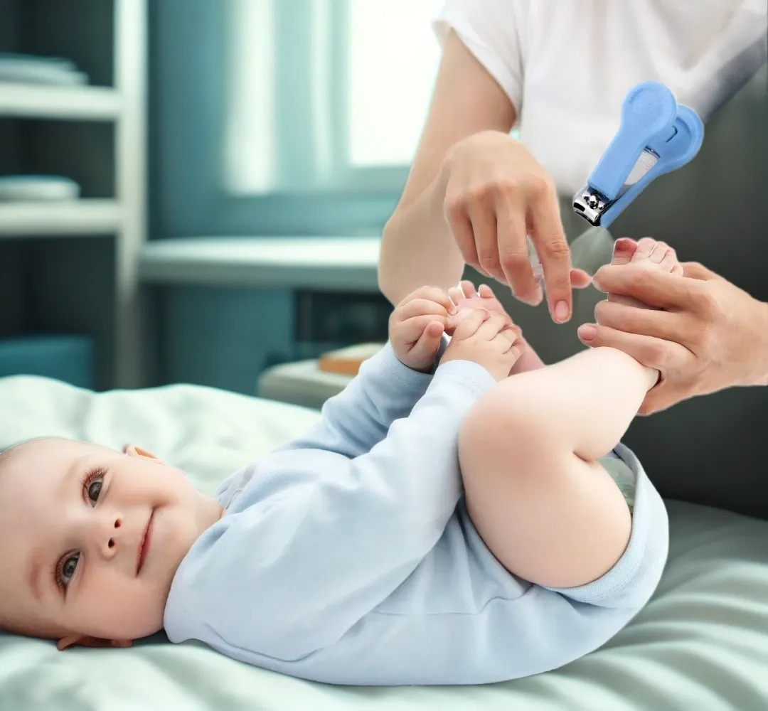 CORTAUÑAS BEBE SEGURIDAD TIJERAS HERRAMIENTA MANICURA LAU - 5