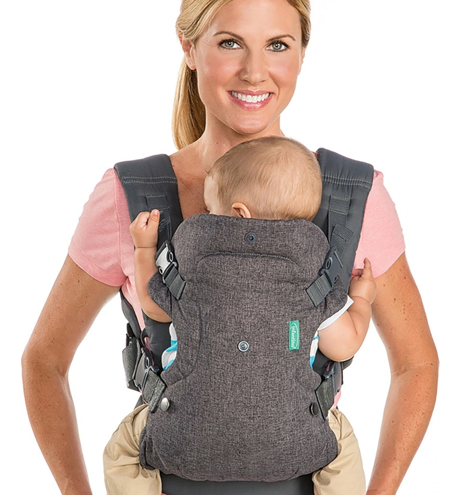 PORTABEBE CANGURERA CARGADOR ERGONOMICO INFANTIL BEBE LAU - 1