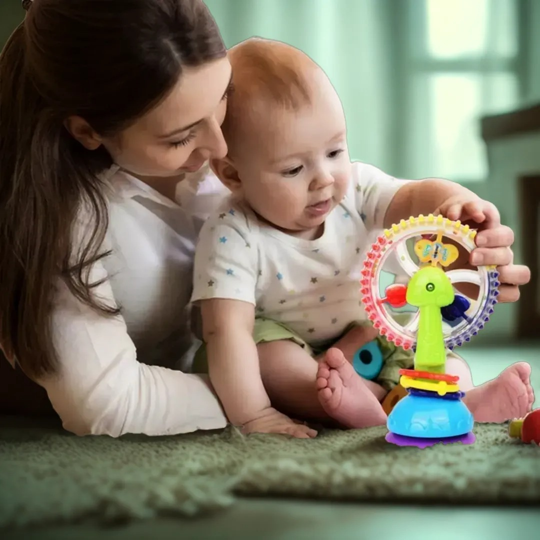 SONAJERO DIDACTICO SOPAPA JUGUETE VUELTA AL MUNDO BEBE LAU - 4