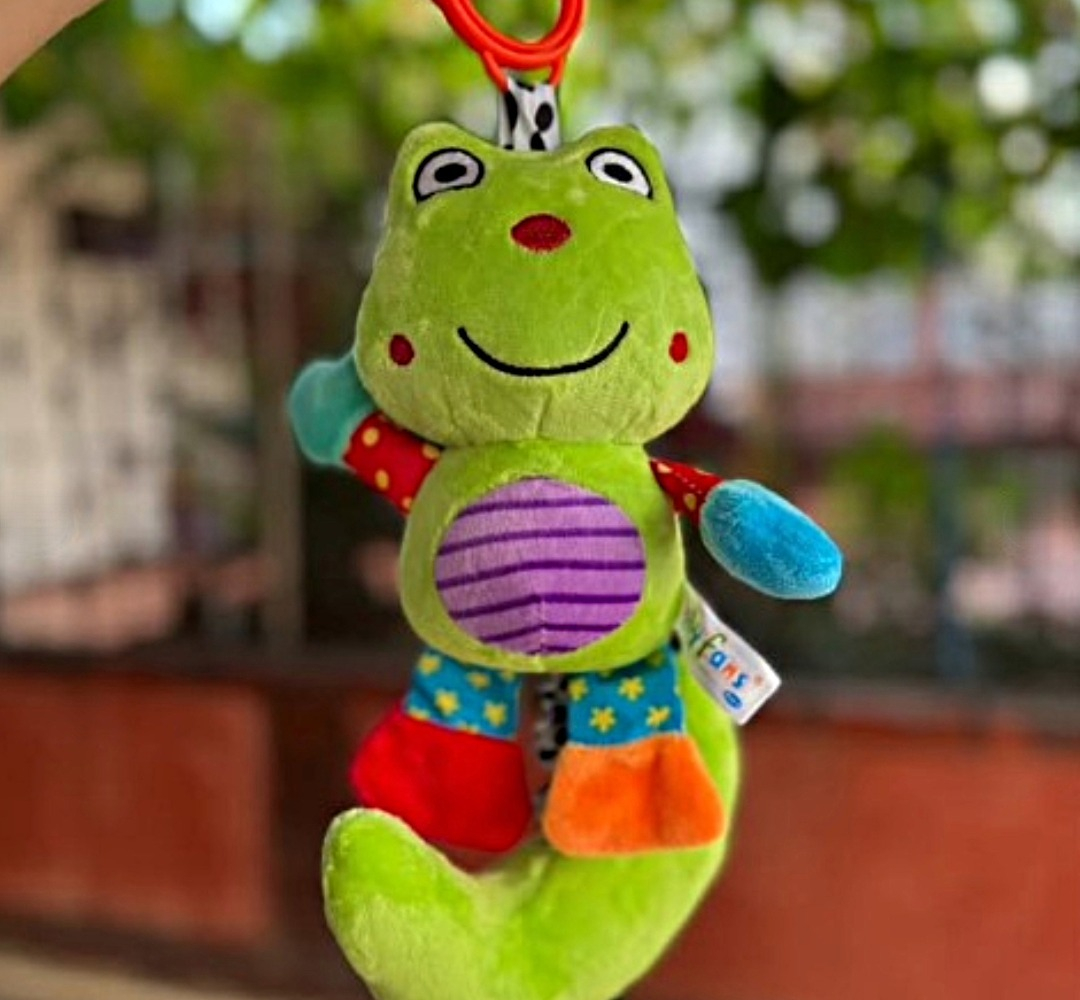 SONAJERO COLGANTE MOVIL DISEÑO CONEJITO BEBE 3-M CUNA LAU - 4