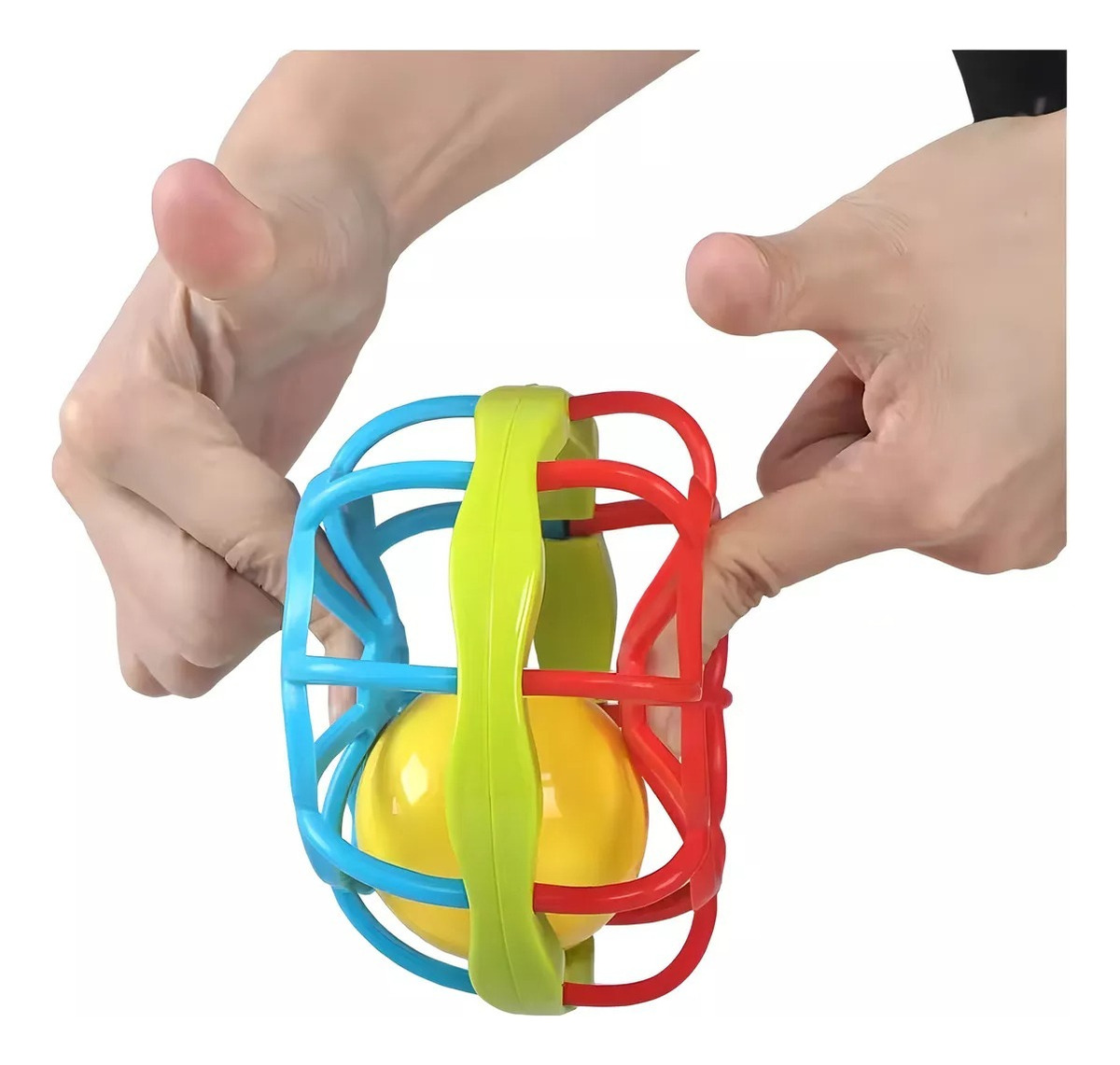 SONAJERO SUAVE FORMA PELOTA DIDACTICO JUGUETE BEBE LAU - 1
