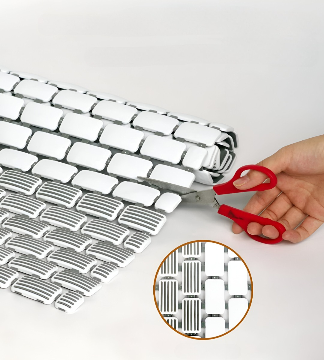ALFOMBRA BAÑO DUCHA ANTIDESLIZANTE AGUJEROS DRENAJE JHN - 9