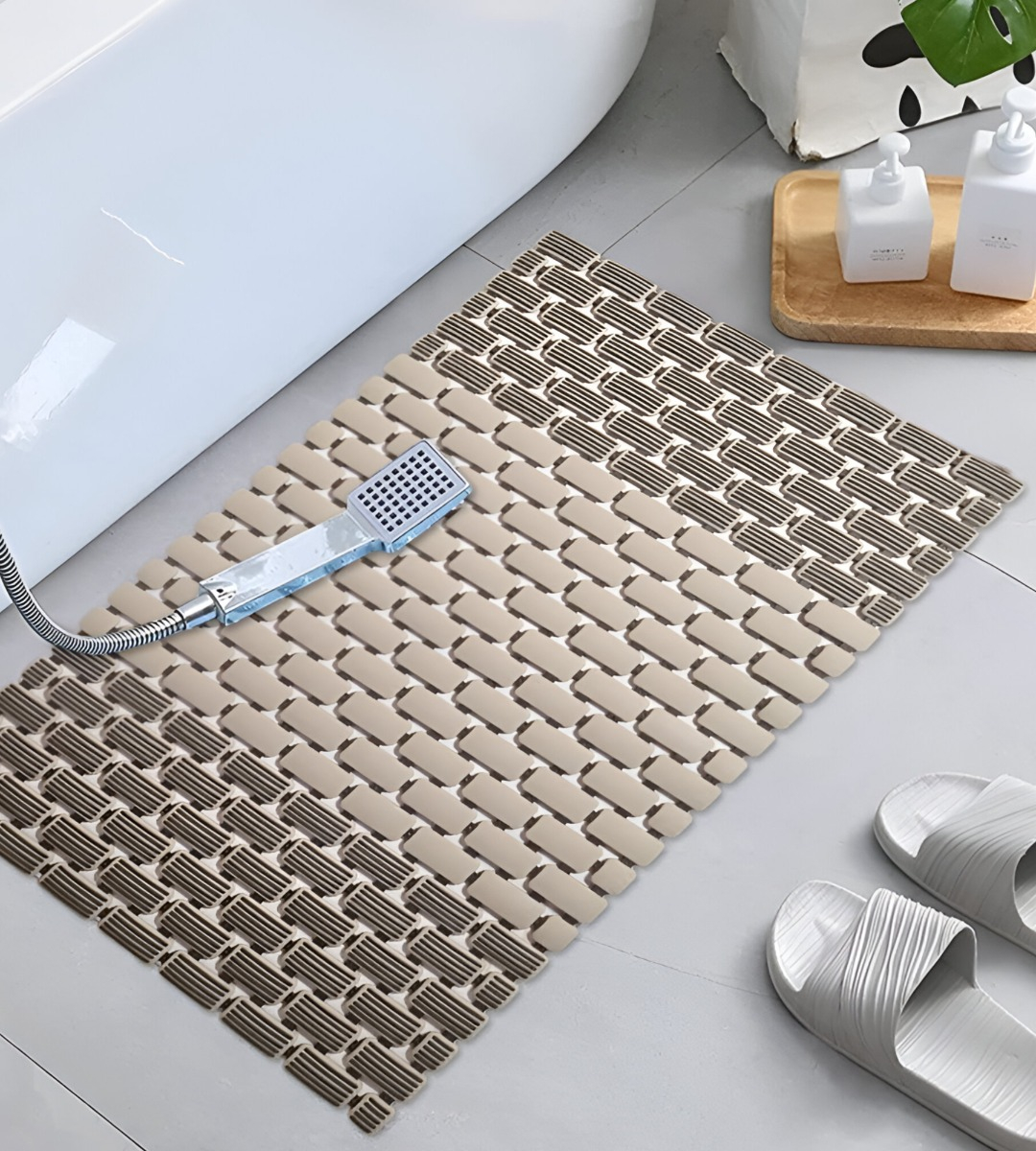 ALFOMBRA BAÑO DUCHA DRENAJE ANTIDESLIZANTE TPE JHN - 4