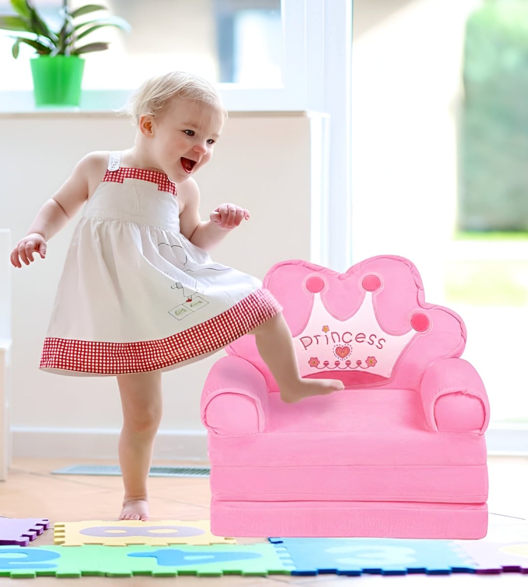 SOFÁ CAMA SILLA REPOSABRAZOS TRIPLE PLEGABLE NIÑOS JHN - 7