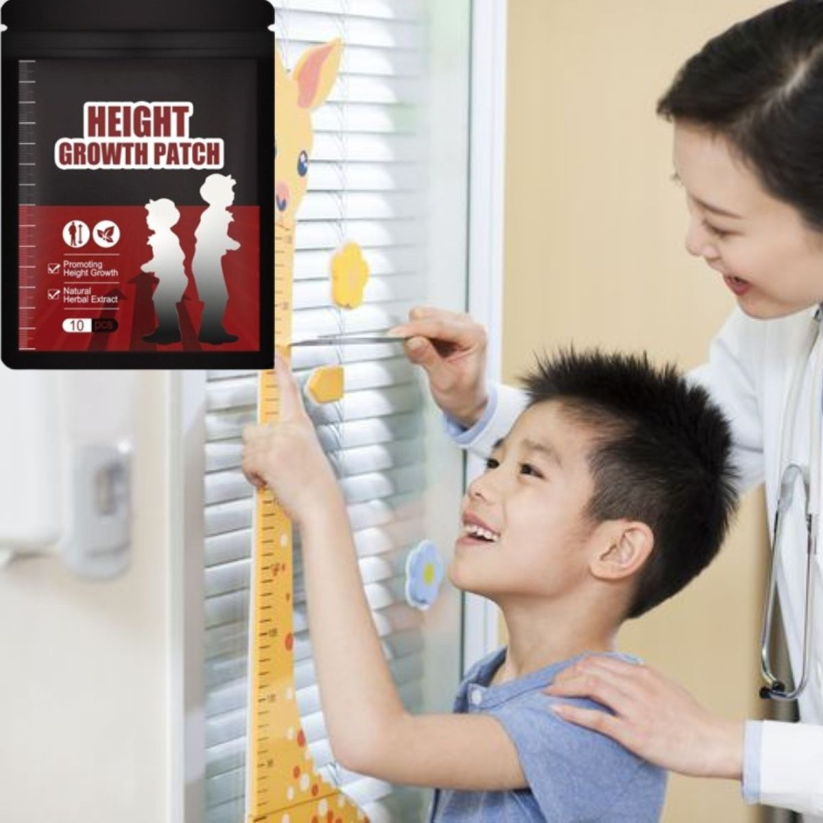 PARCHES HERBALES PIES ESTIMULACIÓN CRECIMIENTO 6 PACK JHN - 7
