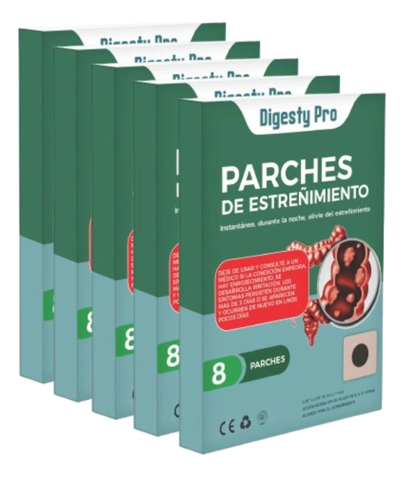 PARCHES ALIVIO ESTREÑIMIENTO DIGESTIÓN EFICAZ 9 PACK JHN - 2