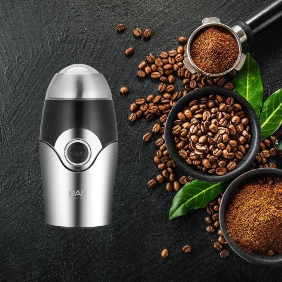 MOLINO ELÉCTRICO CUCHILLAS CAFÉ COMPACTO VERSÁTIL JHN - 4
