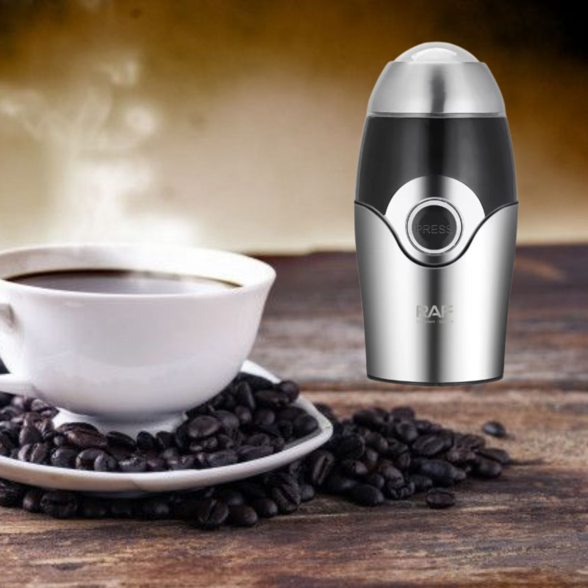 MOLINO ELÉCTRICO CUCHILLAS CAFÉ COMPACTO VERSÁTIL JHN - 8