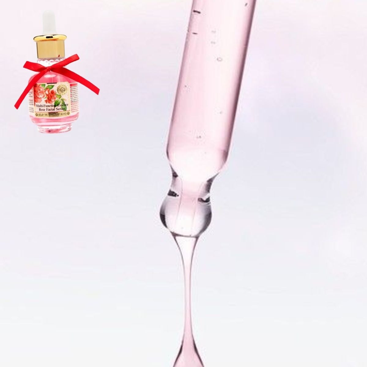 SET 5 SERUM FACIAL PETALOS ROSAS HIDRATANTE ANTI-AGE LAU - 8