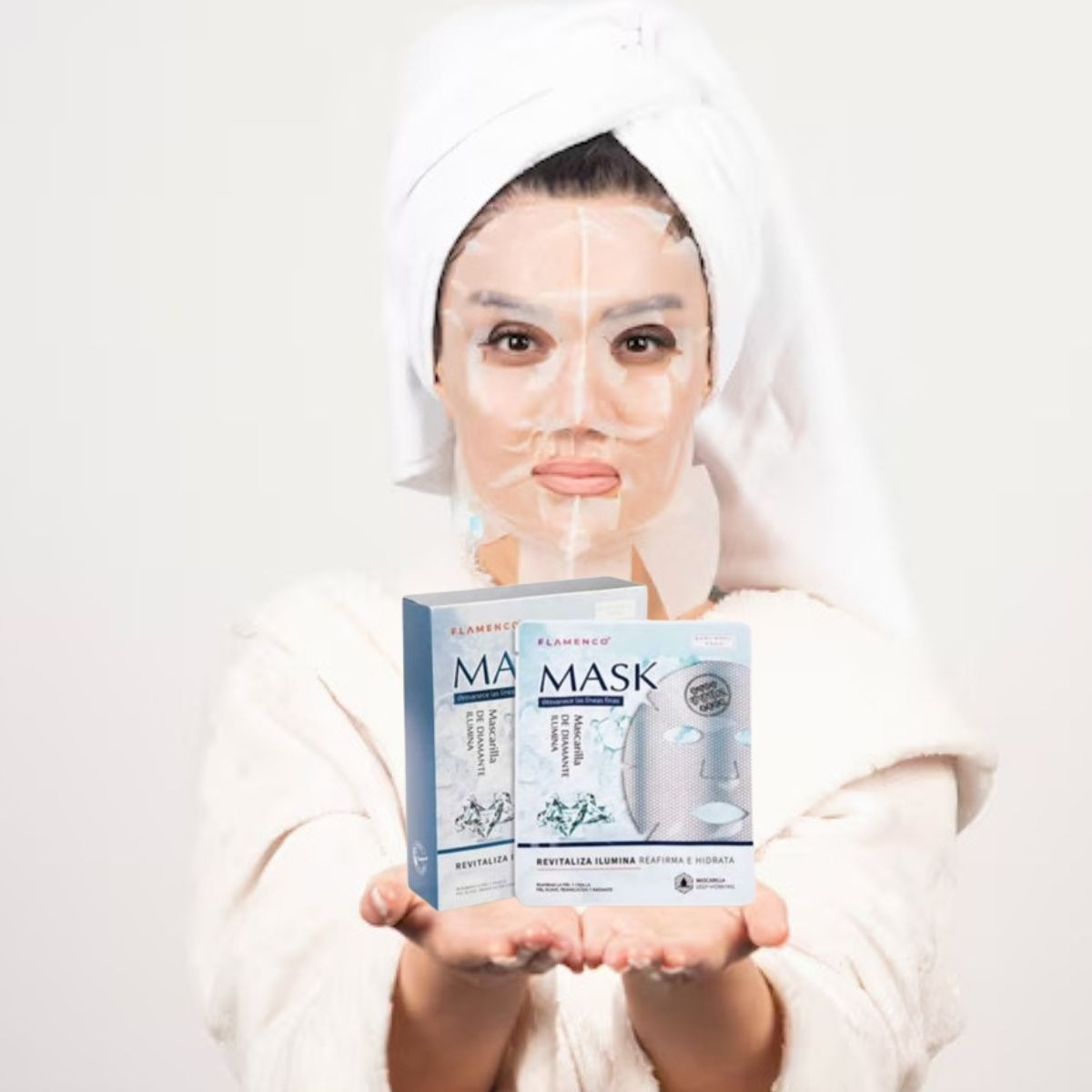 MASCARILLA FACIAL DIAMANTE REAFIRMACIÓN TONIFICA LAU - 2