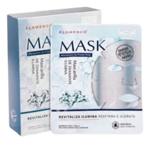 MASCARILLA FACIAL DIAMANTE REAFIRMACIÓN TONIFICA LAU - 3