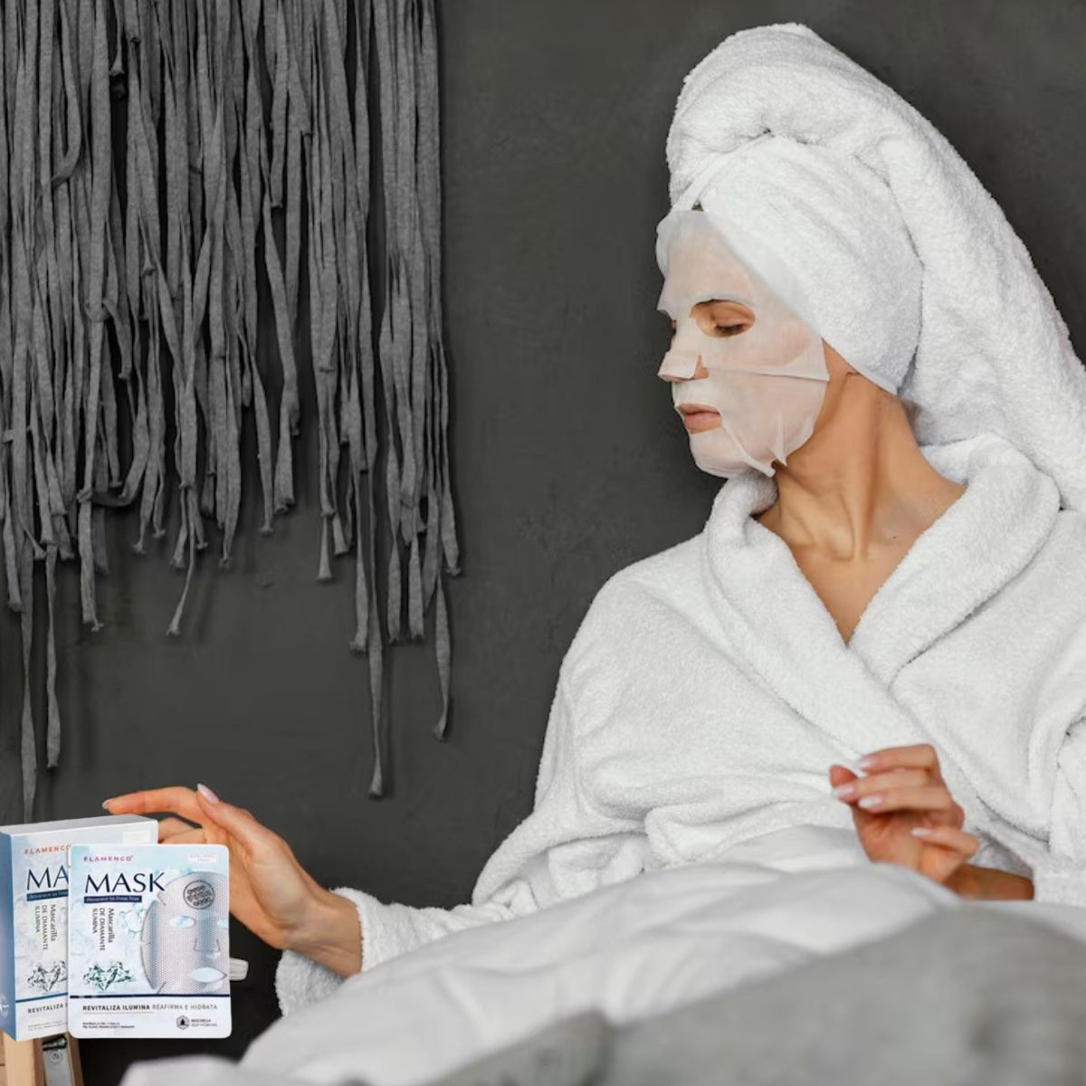 MASCARILLA FACIAL DIAMANTE REAFIRMACIÓN TONIFICA LAU - 6