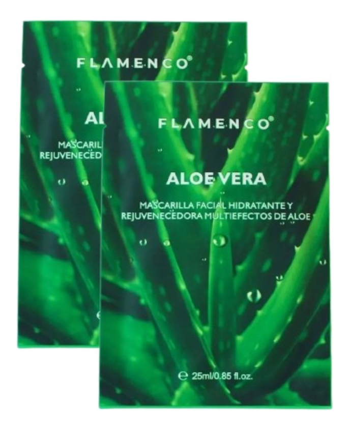SET 3 MASCARILLA FACIAL ALOE VERA HIDRATACIÓ CALMANTE LAU - 1