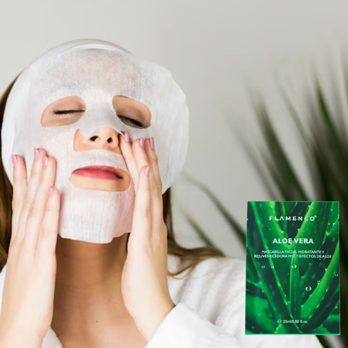 SET 3 MASCARILLA FACIAL ALOE VERA HIDRATACIÓ CALMANTE LAU - 6