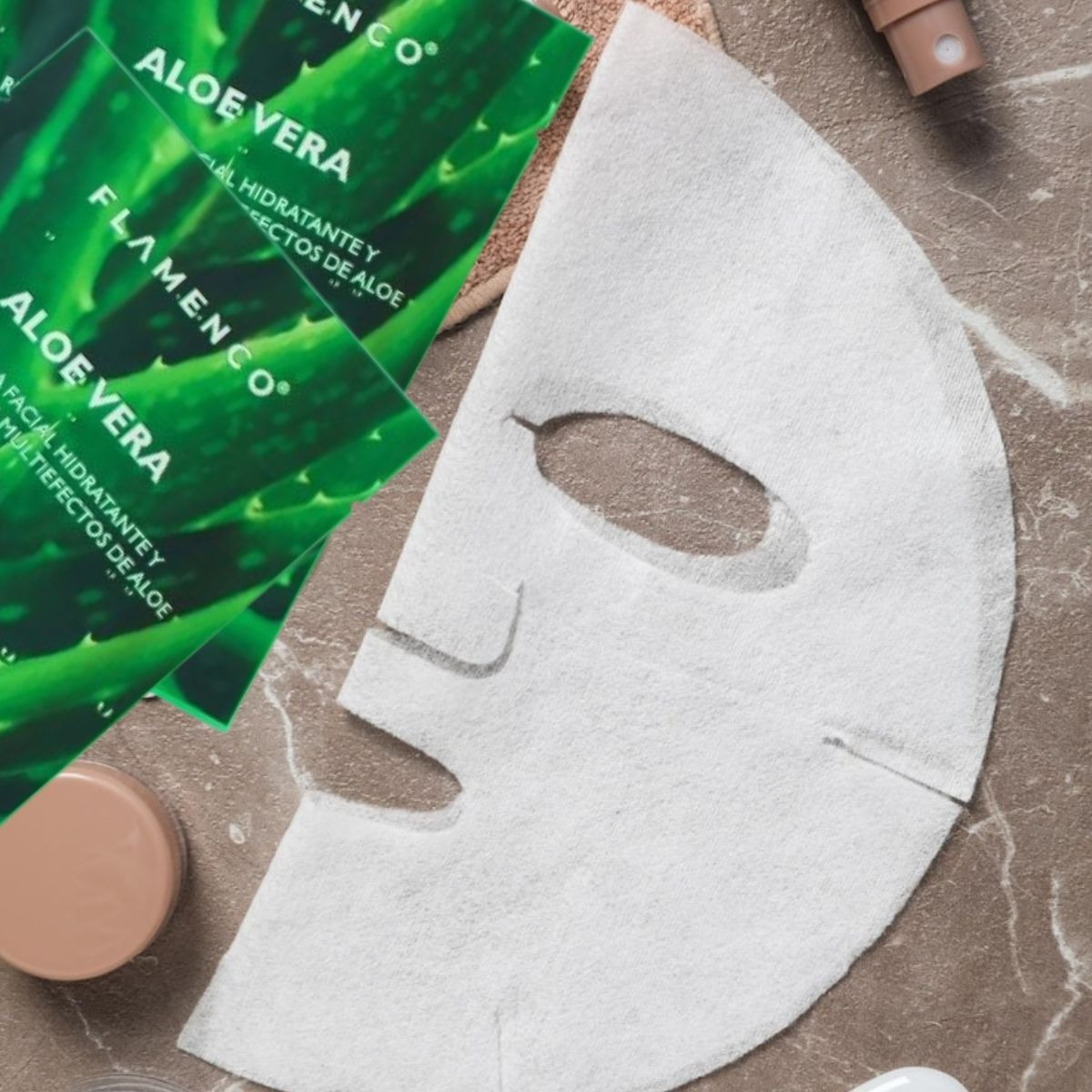 SET 3 MASCARILLA FACIAL ALOE VERA HIDRATACIÓ CALMANTE LAU - 8