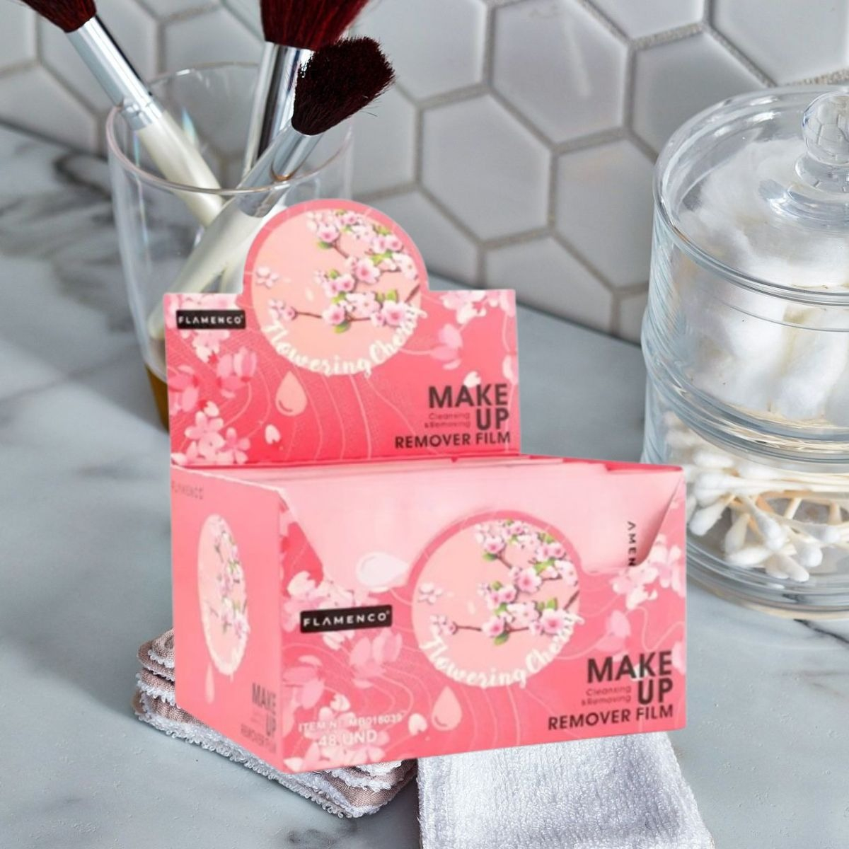 TOALLITA DESMAQUILLANTE ROSAS LIMPIEZA FRESCURA ESTILO LAU - 10