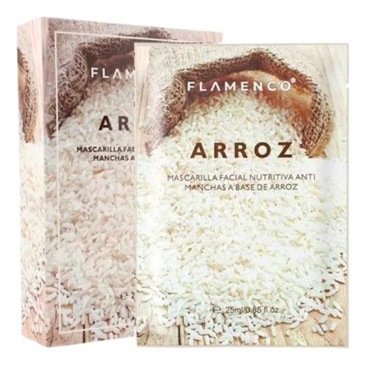 SET 2 MASCARILLAS FACIAL NUTRITIVA ANTI-MANCHAS ARROZ LAU - 1