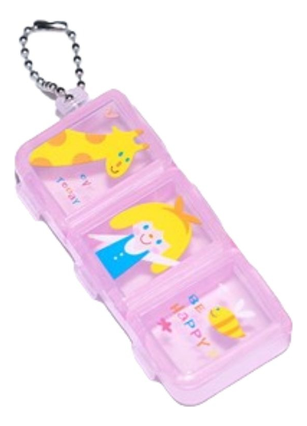 SET 8 MINI PASTILLERO DIBUJOS DIARIO NIÑA PORTATIL VIAJE LAU - 1