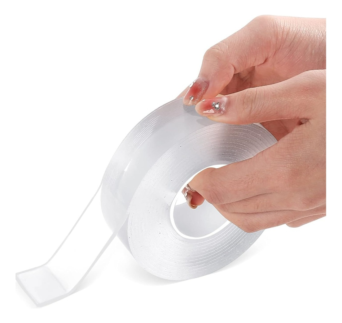 SET 3 CINTA ADHESIVA GEL DOBLE CARA MULTIUSOS 24MM JHN - 3