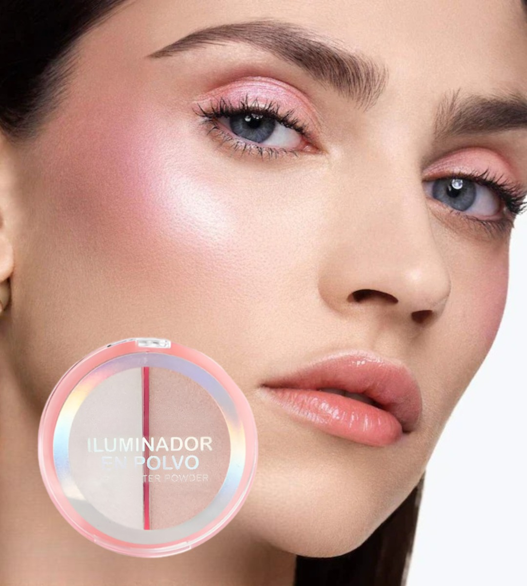 SET 3 ILUMINADOR FACIAL ROSTRO POLVO 2 TONOS JHN - 7
